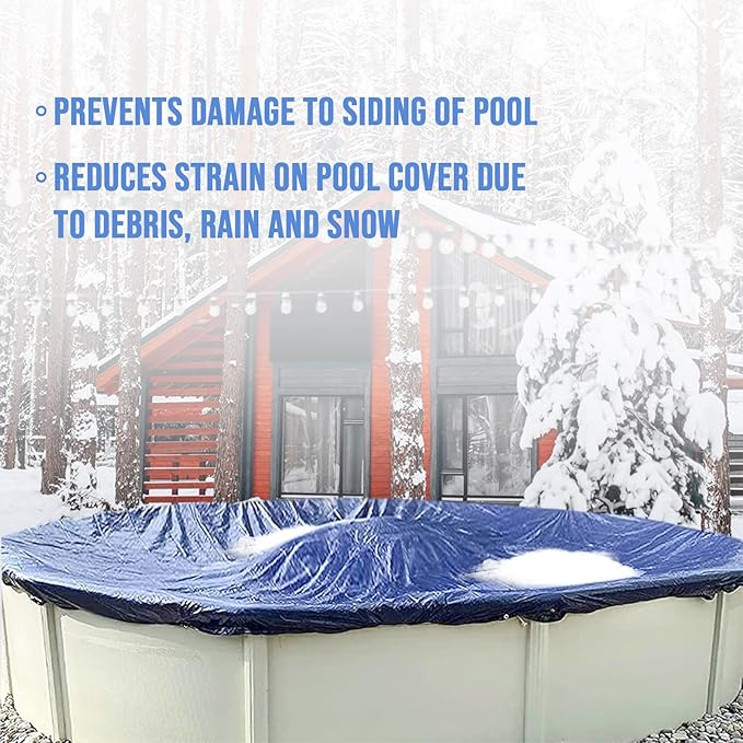 BEWAVE Pool Pillow, Winterizing Air Pillow for Above Ground Winter Swimming Pool Covers, 4 x 8 Ft