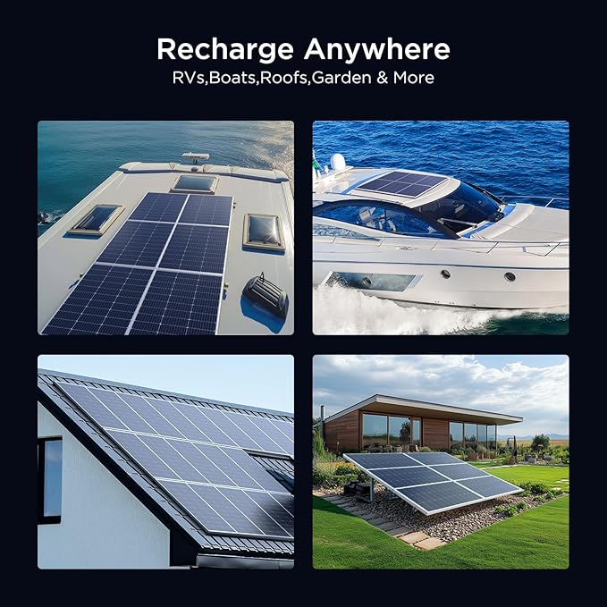 800W Solar Panel, Callsun 8PCS 12V 100 Watt Solar Panel with High-Output Design, High Efficiency Monocrystalline PV Module,Ideal for RV, Van,Camping, Marine, Rooftop,Home, Farm, Off-Grid