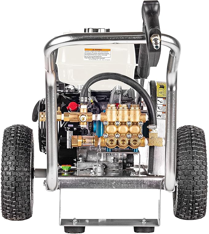 Simpson Cleaning 4200 PSI Gas Pressure Washer, 4.0 GPM Power Washer for Commercial Use, Honda Engine, 50-Foot Hose, Aluminum Water Blaster, 49-State (ALWB60828)