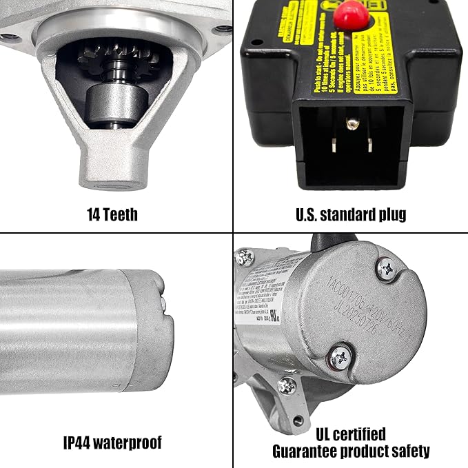 fullas 799813 Motor Starter for BS 1650 Series Snow Engine 25D137-0002-F1 25D137-0004-F1 25M137-0005-F1 25M137-0007-F1
