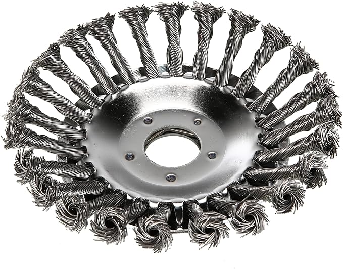 6 inch Steel Wire Trimmer Head Unbreakable Wired Trimmer Blade 2 packs of Adapters - Yard Patio Wire Weed Eater Head with Adapters for Optimal Lawn Mover String Trimmer Head Replacement Contains