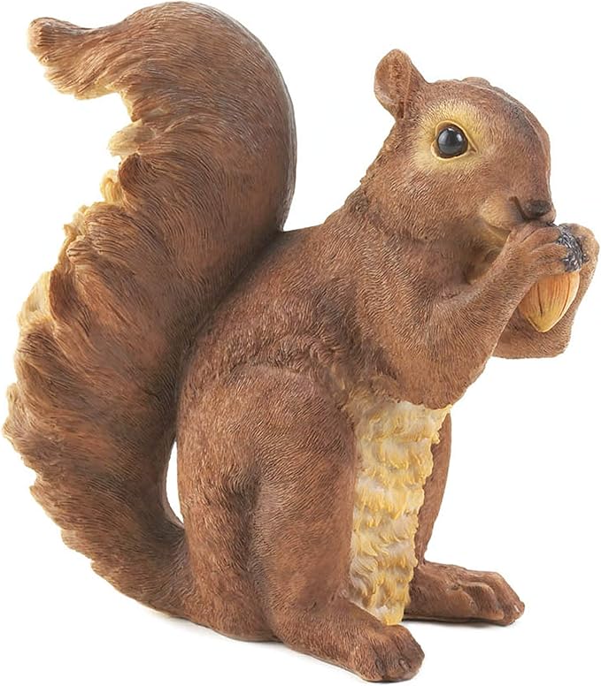 Zingz and Thingz Nibbling Squirrel Garden Statue