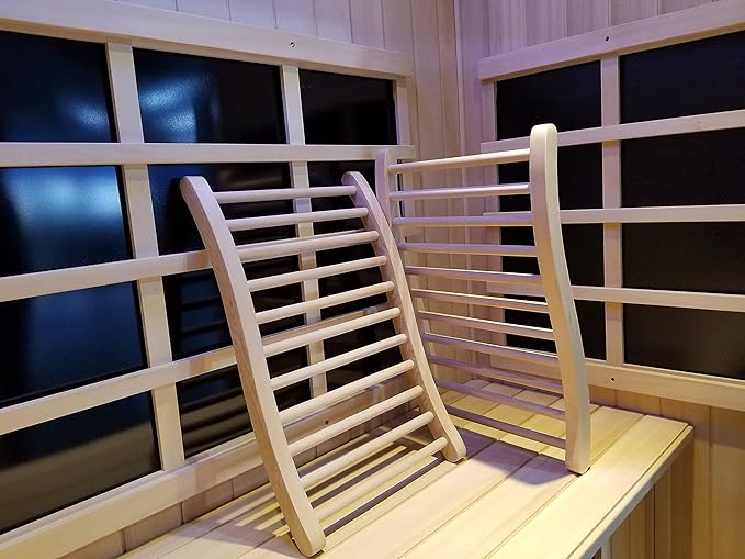 S-Shape Universal Sauna Backrest (Canadian Premium Hemlock Wood)