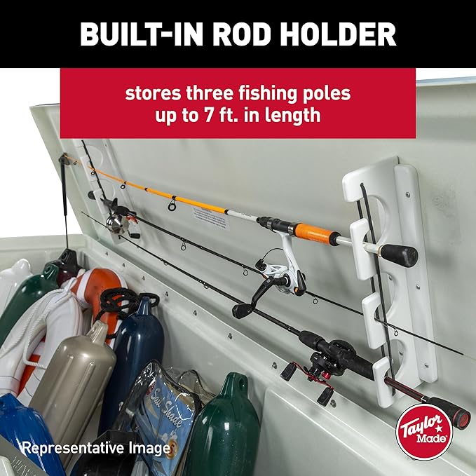 TAYLOR MADE PRODUCTS Stow 'N Go Fiberglass Fisherman's Dock Box