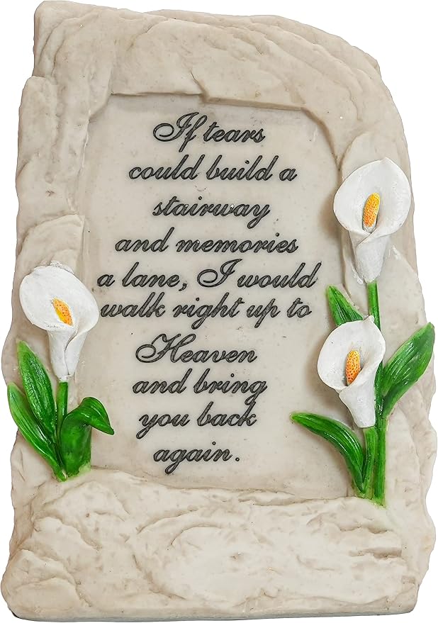 Spoontiques - Decorative Garden Statue - Colorful Home Décor for Indoor or Outdoor Use - Patio Decoration - Garden Accessory - Memorial Garden Statue (15030)