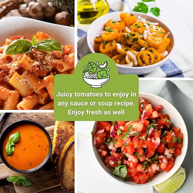 Sow Right Seeds - Classic Tomato Seed Collection for Planting - Cherokee Purple, Beefsteak, Large Red Cherry, Marglobe, and Roma Tomatoes - Non-GMO Heirloom Varieties Plant a Home Vegetable Garden