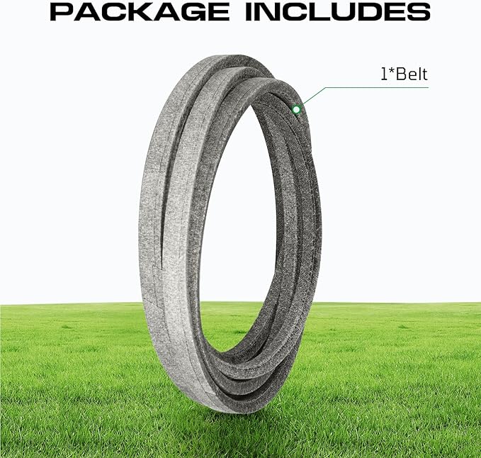 Lawn Mower Deck/Drive Belt 1/2" x 90" fit for John Deere M82718, AYP/Husqvarna/Craftsman 125907 125907X 532125907 105732X, Simplicity 1666698SM 1716854SM1666698, MTD 754-04122 954-04122