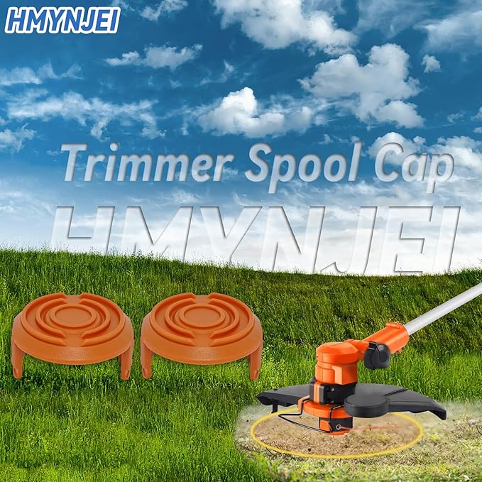 WA6531 Trimmer Spool Cap Covers for Worx WG150 WG151 WG152 WG153 WG154 WG155 WG156 WG157 WG160 WG163 WG165 WG175 WG180 String Trimmers Weed Eater (2/Pack)