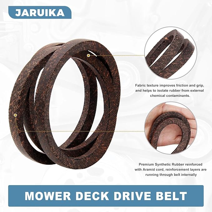 954-04195A 754-04195 Snow Thrower Auger Drive Belt Replacement for MTD Troy-Bilt 754-04195 754-04195A 954-04195(1/2" x 37")