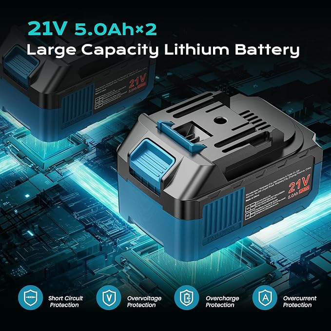 10000mAh Brushless Mini Chainsaw Cordless 12 inch, Electric Chainsaw Battery Powered Handheld for Tree Branches, Wood Cutting & Trimming