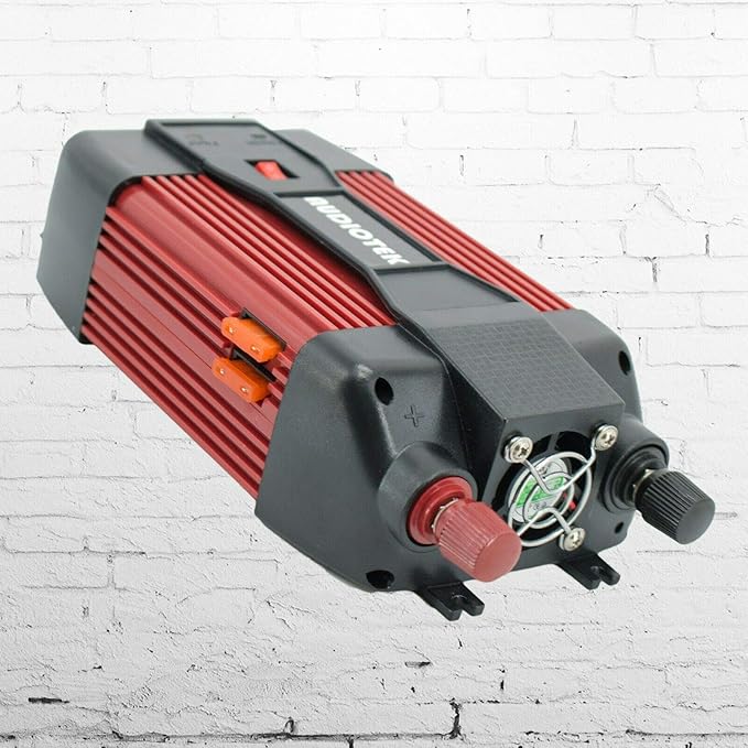 Audiotek 900W Watt Power Inverter DC 12V AC 110V Car Converter Fast USB Ports Charger