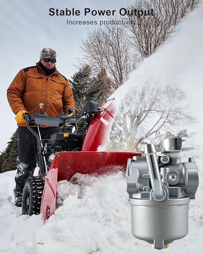 Carburetor Kit Fit for Toro Power Max 724 Snow Thrower with B&S 900 Series 9HP 205cc Engine, Snow Blower Carb Tune Up Kit