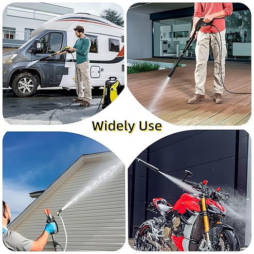 Pressure Washer Adapter Set, Pressure Washer Quick Connect Fittings, Set Quick Connect Kit with M22 Swivel to 3/8'' Quick Connect, 3/4" to Quick Release, M22-14 Fittings, 8 PCS