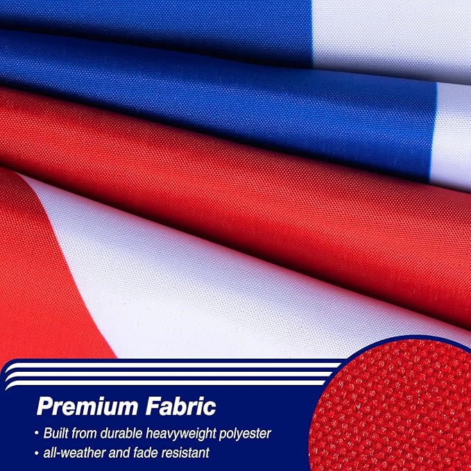 Cuba Cuban Flag 3x5 ft Outdoor, Double Sided 3 Ply Heavy Duty Cuba National Country Flag, 100% Quality Polyester Cuban Banner with Brass Grommets 4 Rows Stitches