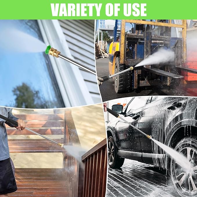 Gas Pressure Washer 4200PSI 4.0GPM Commercial Power Washer Gas Powered with 212CC Engine, 5 Tips, 25ft Hose, Soap Tank, Powerwashers for Home Cars, Black