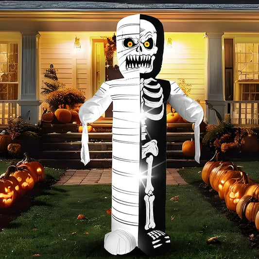 8FT Zombie, Halloween Outdoor Inflatable Decoration, with Built-in LED Lights, Suitable for Outdoor lawns, Gardens, terraces and Halloween Parties
