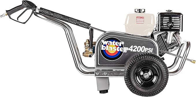 Simpson Cleaning 4200 PSI Gas Pressure Washer, 4.0 GPM Power Washer for Commercial Use, Honda Engine, 50-Foot Hose, Aluminum Water Blaster, 49-State (ALWB60828)
