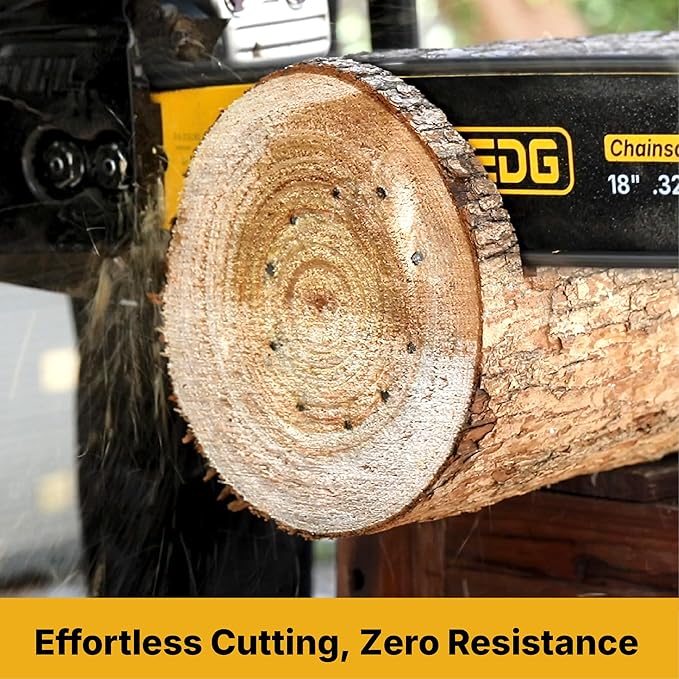RazEdg18 Inch Chainsaw Bar and Chain Combo, .325" Pitch, 050" Gauge, 72 Drive Links Fits Husqvarna 435, 440, 545, 345, 350, 51, 55 RANCHER, and 550XP (1 Bar + 3 Chains)
