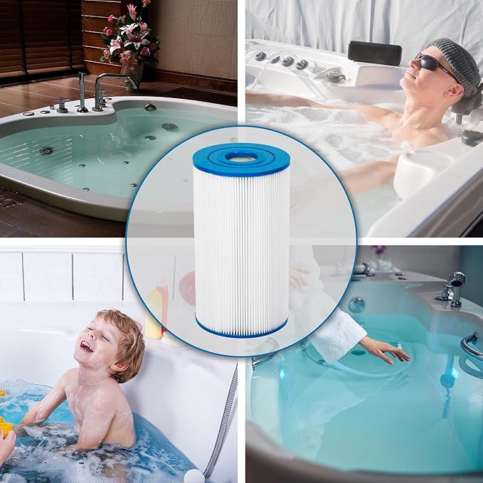 Swimming Pool Filter Replaces for C-7459, Filbur FC-6405, Filbur FC-0800, A0557900, R0554500, Aladdin 18504, APCC7352, 85 Sq.Ft Swimming Pool Filter Cartridge, 4 Pack