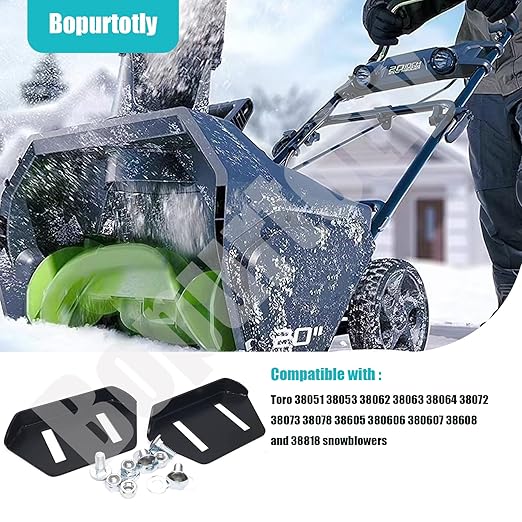 Set of 2 Snow Blower Skid Shoe Kit 40-8160-01 for Clinic 1606569 Toro 40-8160-02 Replacement Part