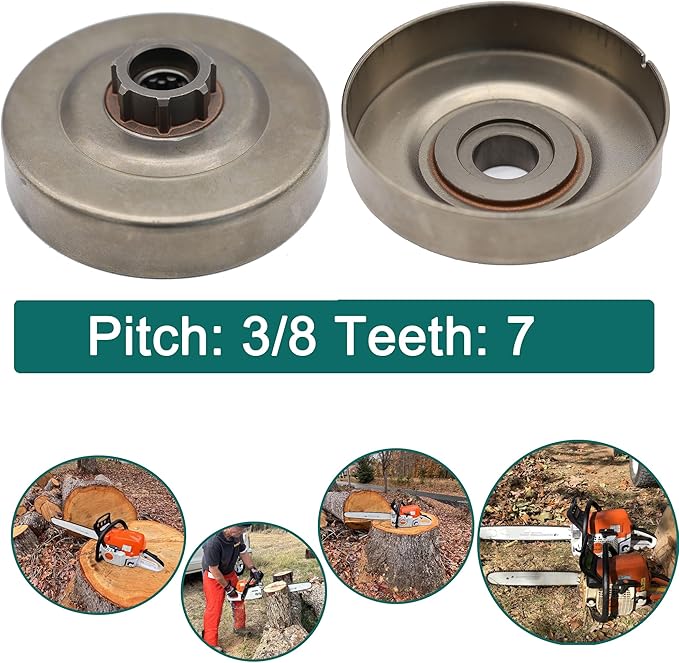Chain Sprocket Clutch E-Clip Needle Bearing for STIHL MS360 MS361 MS440 MS460 MS461 046 Gasoline Chainsaw