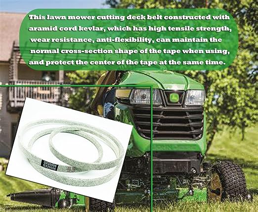 GX20006 1/2"x 89" Lawn Tractor Transmission Drive Belt for John Deere M110367 for Husqvarna 532124525 532126520 AYP GX20006