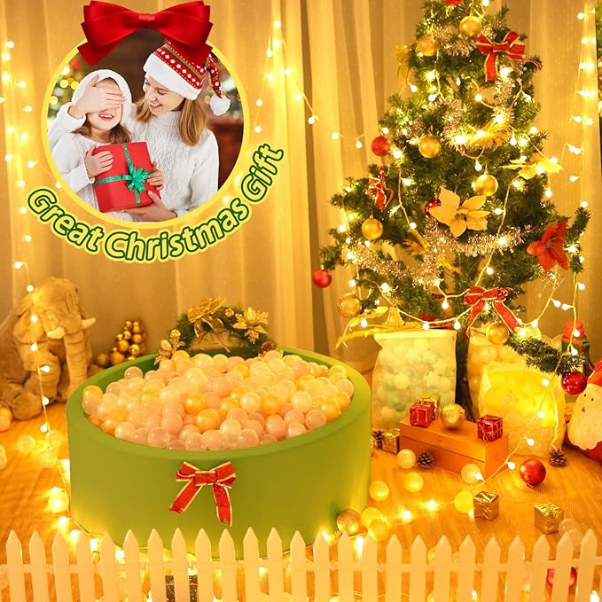 TRENDPLAY Plastic Balls for Ball Pits 2.2 Inch, Pack of 50 100 200 500 Hollow Balls, Perfect for Toddler Baby Pools,Party,Festival Decoration