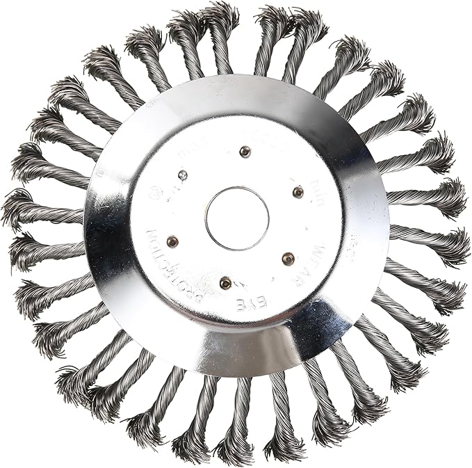 8 inch Steel Wire Trimmer Head Unbreakable Wired Trimmer Blade 2 packs of Adapters - Yard Patio Wire Weed Eater Head with Adapters for Optimal Lawn Mover String Trimmer Head Replacement Contains