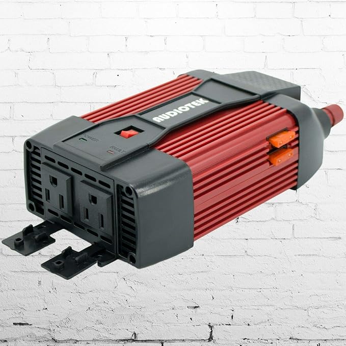 Audiotek 1500W Watt Power Inverter DC 12V AC 110V Car Converter USB Port Charger