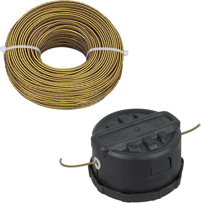 eaacaa 2025 Upgrade DWZSTH999 Quickfeed String Trimmer Head for Dewalt 20V 40V 60V Replacement Cordless Trimmers and DWO1DT802 Trimmer Line 225ft by 0.080-Inch