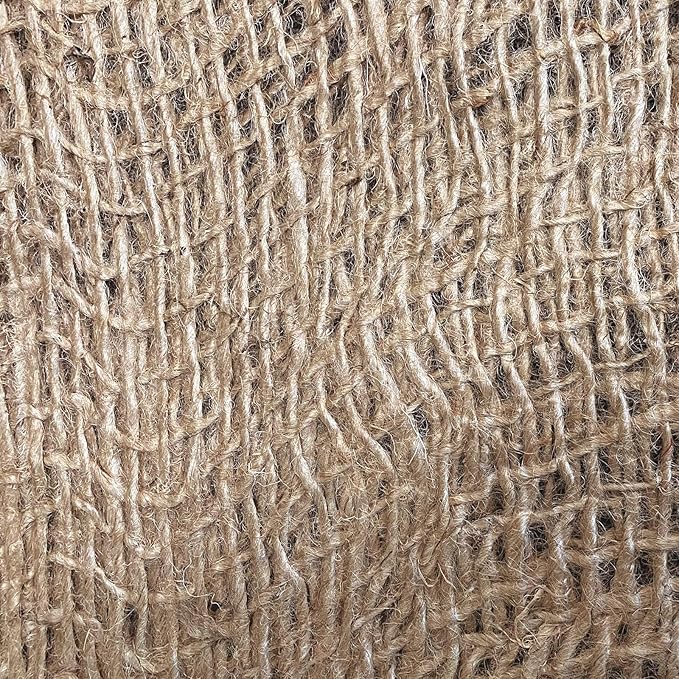Agfabric Natural Jute Erosion Control,Jute Netting -54" Wide x48 feet Long Soil Saver Mesh Blanket
