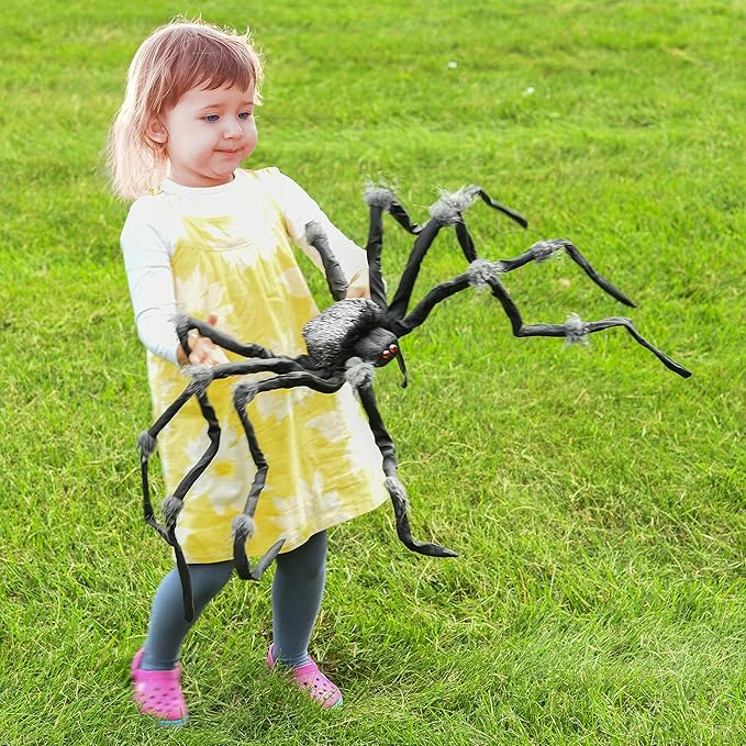 Halloween Spider/Tarantula with Red Eyes for Halloween Haunt Décor Best Halloween Decoration