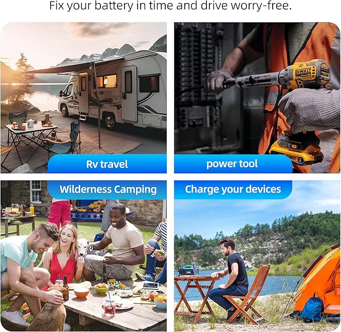 SUNWHEEL 750W Power Inverter, DC 12V to 110V AC Car Inverter with LCD Screen Display, 2 AC Outlets, Equipped with 2 Clips for Truck, Home, Vehicles, Laptop, Trip