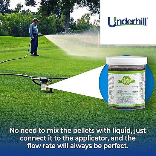 Underhill UHTRPLPEL Tournament-Ready Plus Wetting Agent Pellets Soil Surfactant for Turf Grass, Golf Greens, with Actosol Micro-Nutrients, 1 Tablet