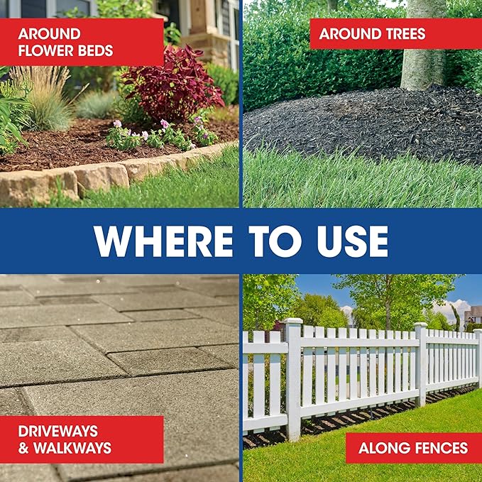 Roundup Weed & Grass Killer₄ Concentrate, Use in and Around Flower Beds, Walkways and Other Areas of Your Yard, 16 fl. oz.