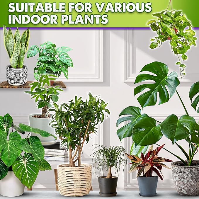 DUSPRO Recycle Pre-Mixed House Plant Potting Mix 7in1 with Potting Soil Indoor Plants, Tropical Indoor Potting Soil with Pine Bark, Pumice, Coco Coir, Perlite, Worm Castings, Gypsum, Peat Moss 4QRT