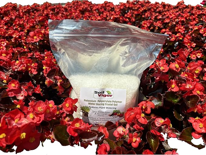 5LBS Large Water absorbing crystal,polymer, soil moist 2-4mm