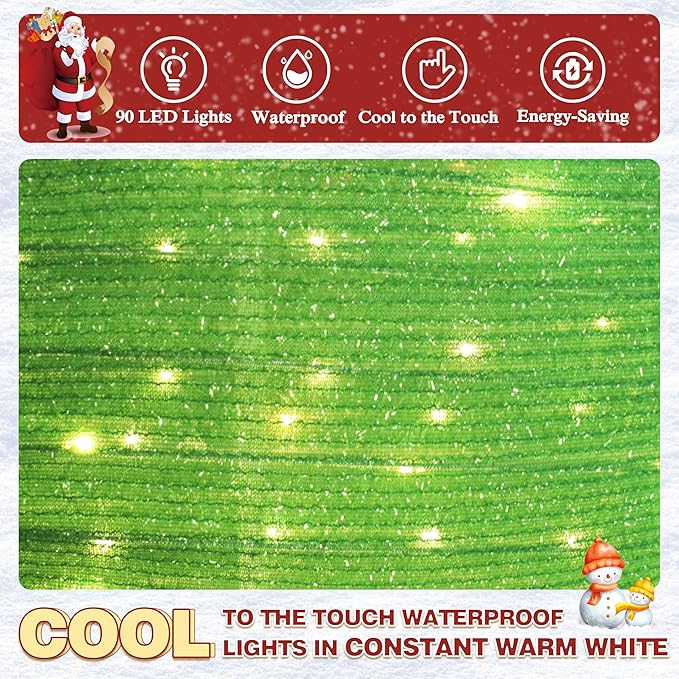 VEIKOU 36 Inch Pop-Up Set of 3 Large Christmas Ornaments, Outdoor Christmas Decorations with Base, Oversized Collapsible Balls Outdoor Indoor for Holiday Yard Garden Lawn