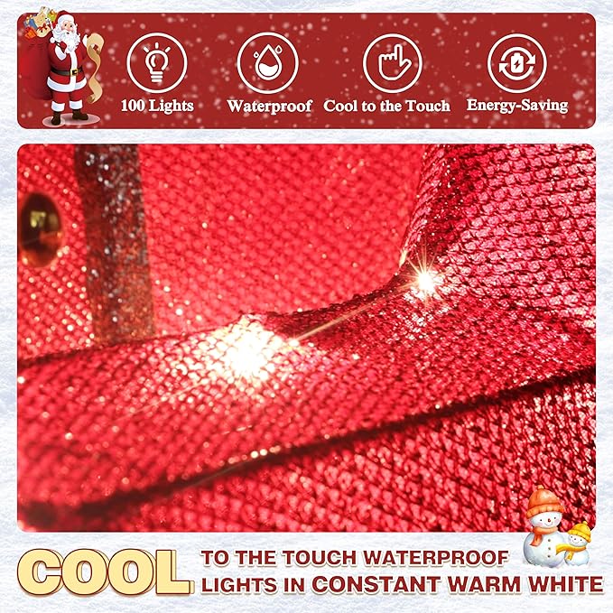 VEIKOU 5FT Lighted Nutcracker Outdoor Christmas Decorations, Nutcracker Christmas Decoration Outside with Ground Stakes, Nutcracker Soldier Xmas Decor with Drum for Holiday Gateway Porch