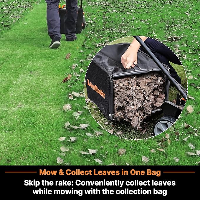 LawnMaster CLMF4815E 48V MAX* 15-inch Brushless Cordless Lawn Mower with 2X24V MAX* 4.0Ah Battery and a Dual Charger
