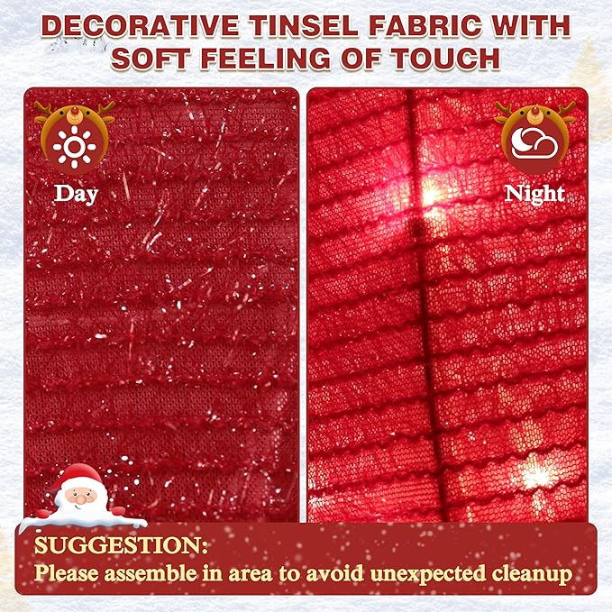 VEIKOU 6FT Christmas Decorations Outside Rooster, Outdoor 3D Light-up Chicken Hen Roster Christmas Decorations Outdoor for Yard Xmas Lawn Porch Holiday