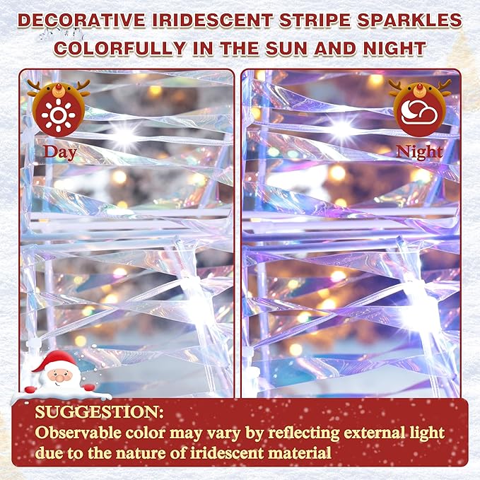 VEIKOU 4.5FT Christmas Outdoor Decorations Snowman, Outdoor Christmas Decorations Snowman with 100 LED Lights, Pre-Lit Iridescent Christmas Decor Snowman for Indoor Outdoor Garden, Yard, Lawn