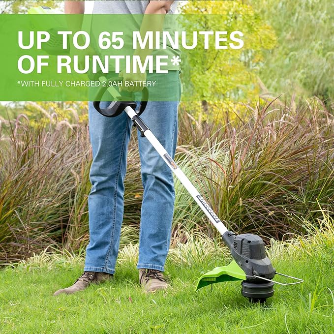 Greenworks 80V 13-inch String Trimmer, Battery and Charger Not Included