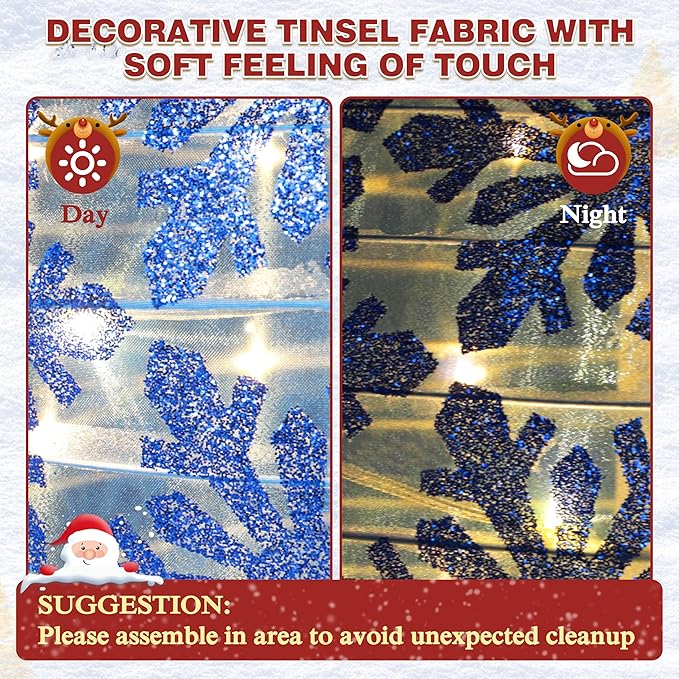 VEIKOU 5 FT Pop-Up Lighted Stacked Christmas Ornaments with 210 Warm White LED Lights & 4 Ground Stakes, Collapsible Christmas Light Ornaments for Backyard, Lawn, Garden