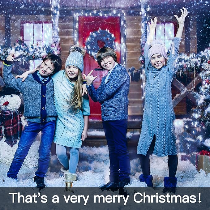 Ollny Christmas Lights 1000 LED 330 FT, IP67 Waterproof Plug in Christmas Tree Lights with Remote, 8 Modes, 3 Timers, Dimmable, House Xmas Indoor Decorations Outdoor String Lights (Cool White)