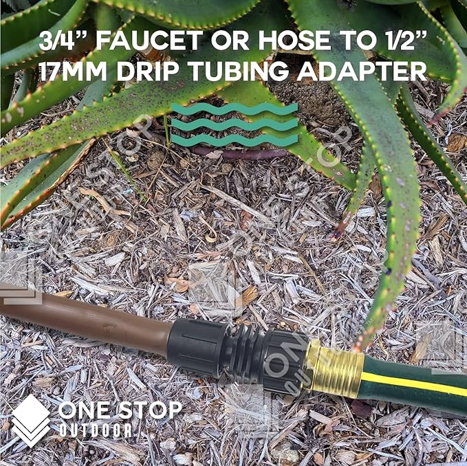 10-Pack - USA MADE Premium Drip Tape Irrigation Tubing FEMALE HOSE SWIVEL, (5/8" or .625" - .645") Universal Perma-Loc Connector Barbed Locking Fitting - Fits All Brands 16mm Drip Tape AG Tubing