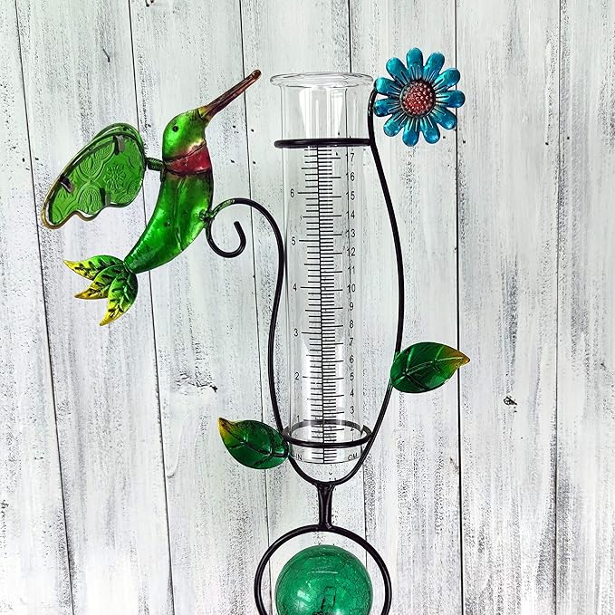 JOYBee 7inch Garden Glass Rain Gauge Replacement Tubes for Yard Garden Outdoor(Pack of 2)