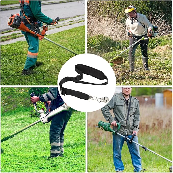 Weeder Shoulder Strap Backpack Shoulder Strap Adjustable String Trimmer Shoulder Strap for EGO 56V Universal Shoulder Strap Trimmer Weed whackers/lawnmowers/Hedge Trimmers
