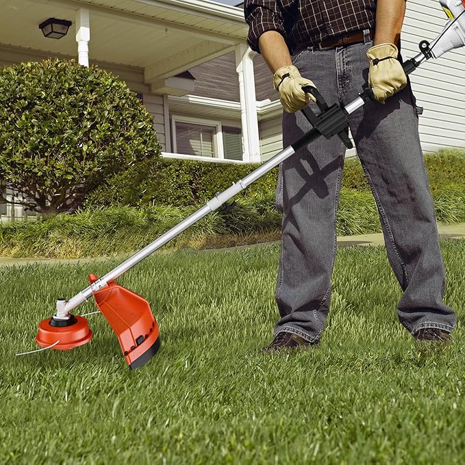 36cc Gas Trimmer Edger Mower, 3 in 1 Grade Weed Wacker, Powerful 2 Stroke Gas String Trimmer Yard Tool, Carb Compliant Lawn Equipment, Quick Start Grass Cutter