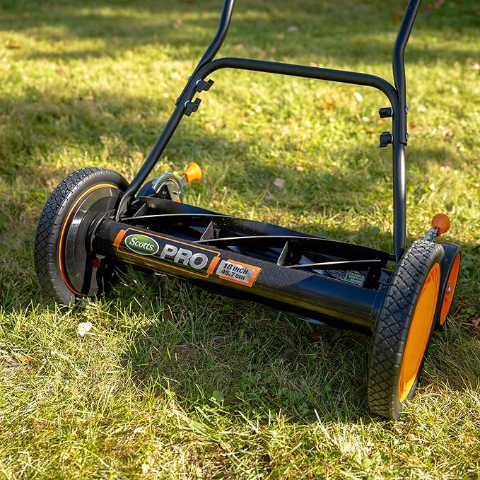 Scotts 18-Inch 7-Blade Push Manual Reel Lawn Mower